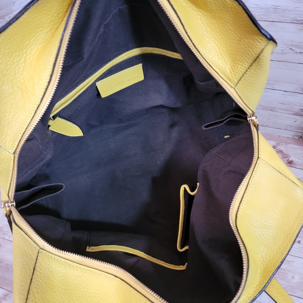 Alexander McQueen Skull Padlock yellow Tote - Picture 2 of 16